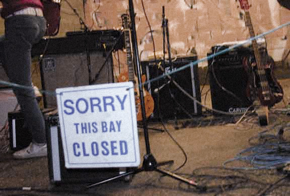 Sorry this bay is closed